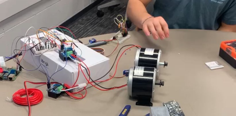 Concept hardware design using a raspberry pi and servos with PWM